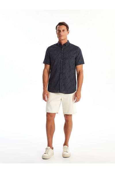 LC Waikiki Men's Shirt - Standard Fit, Short Sleeve