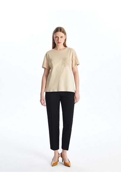 LC Waikiki Carrot Cut Women's Trousers with Elastic Waist