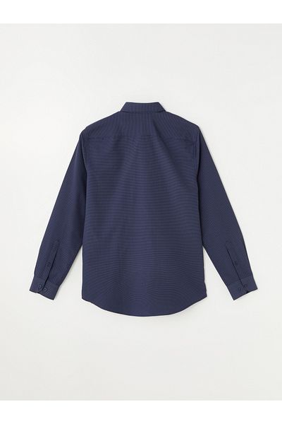 LC Waikiki Cămașă pentru bărbați Slim Fit cu mânecă lungă