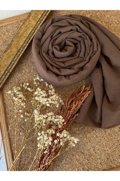 Oxygen Scarfs Oxygen Cotton Feeling Series - Dark Brown Color