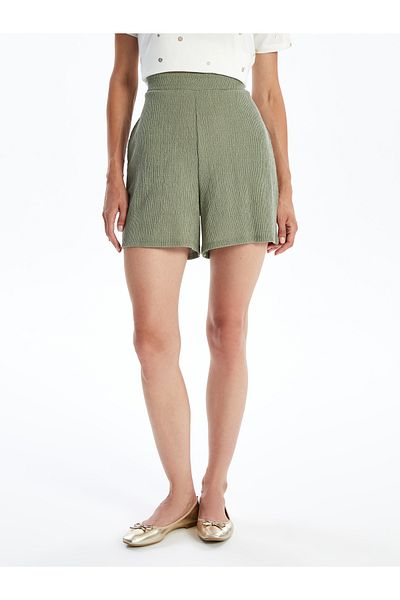 LC Waikiki Gerade Shorts für Damen – Elastischer Bund