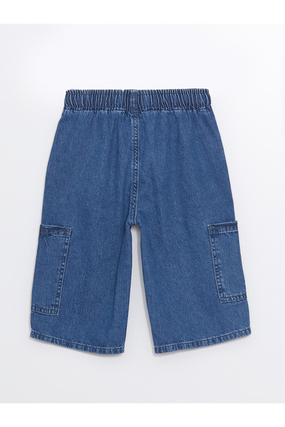 LC Waikiki Chlapecké džínové šortky - základní model s elastickým pasem