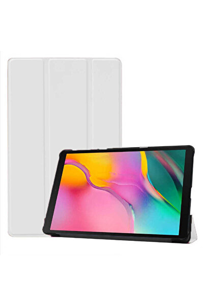 halkhouse iPad 10.2 2021 (9.Nesil) Smart Cover Standlı Katlanabilir Nubuk Kılıf