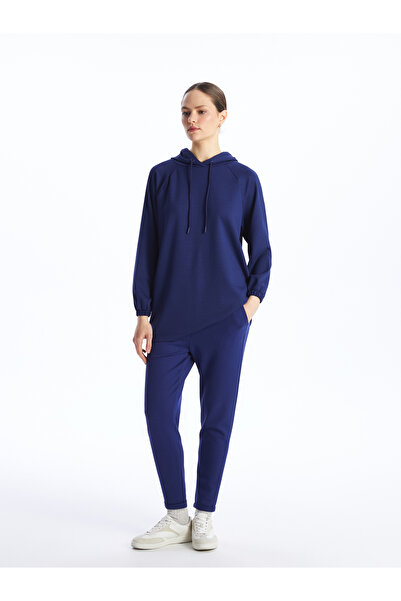 LC Waikiki Női gumírozott derékú, egyenes melegítőnadrág