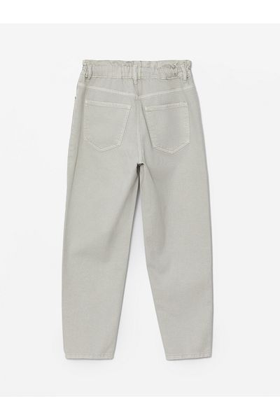 LC Waikiki Pantaloni de damă Jean - Slouchy Fit cu talie elastică