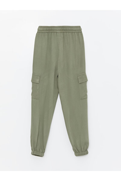 LC Waikiki Girl's Cargo Jogger Pants - Elastic Waist