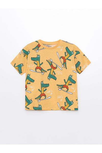 LC Waikiki Tricou cu mânecă scurtă cu decolteu pentru bebeluși