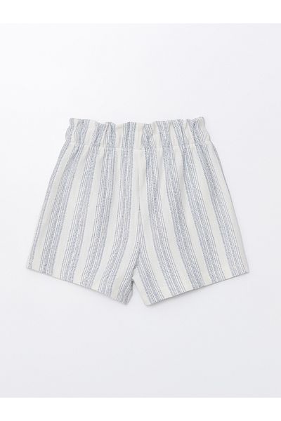 LC Waikiki Pantaloni scurți cu talie elastică pentru fetiță