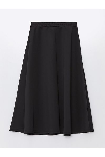 LC Waikiki Women's Flared Skirt - Elastic Waist