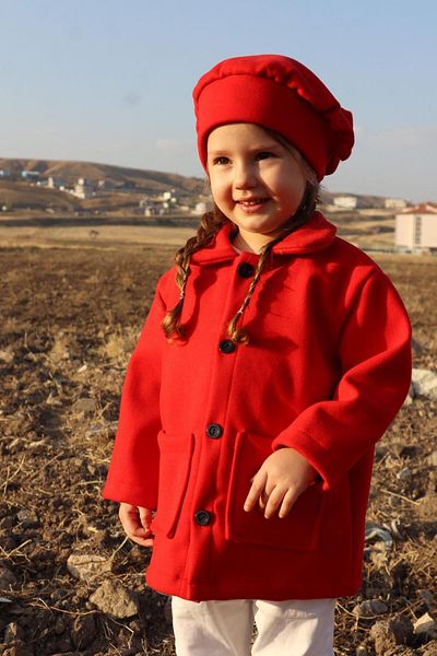 Süslüm Kids Red Hat Set