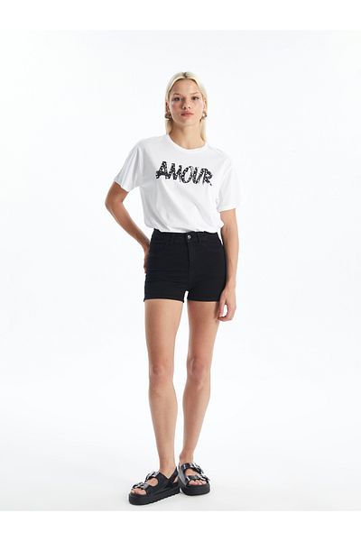 LC Waikiki Women's Slim Fit Jean Shorts