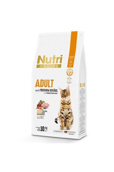 Nutri Feline Adult Poultry Kümes Hayvanlı Yetişkin Kedi Maması 10 kg