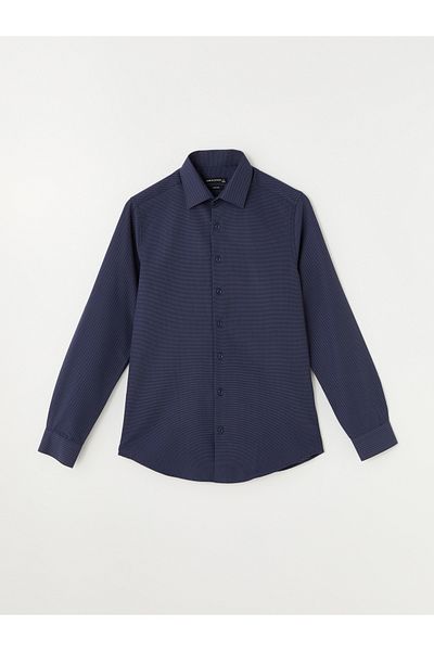 LC Waikiki Cămașă pentru bărbați Slim Fit cu mânecă lungă