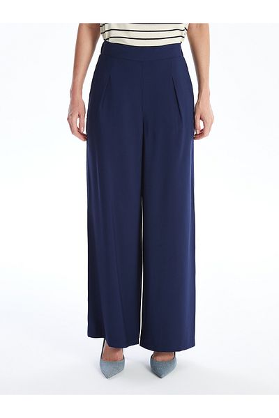 LC Waikiki Damenhose mit weitem Bein und elastischem Bund