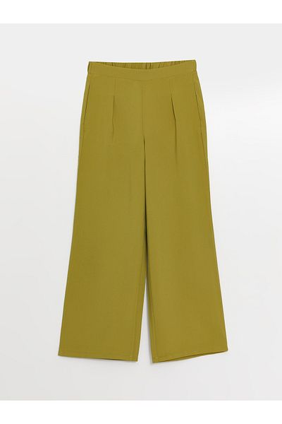 LC Waikiki Wide Leg and Elastic Waist Women's Trousers
