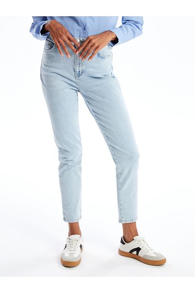 LC Waikiki Γυναικείο Jean Παντελόνι - Mom Fit