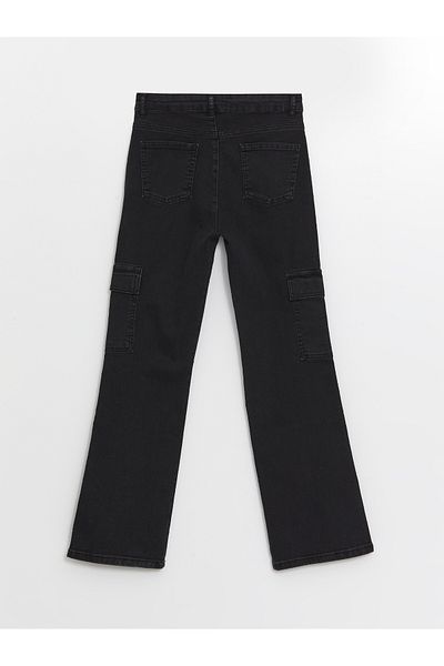 LC Waikiki Pantaloni cargo cu picior spaniol pentru fete