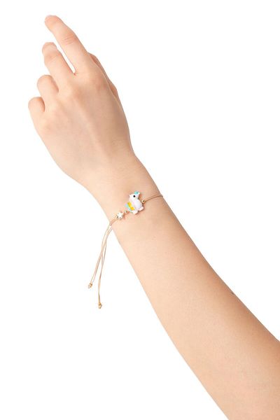 Hippi Unicorn Patterned Cute Adjustable Wrist and Anklet Set