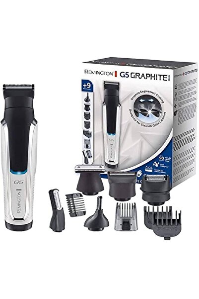 Remington G5 Graphite 9 in 1 Traş Makinesi, Özel Grafit Kaplı Bıçakla Sinek K...