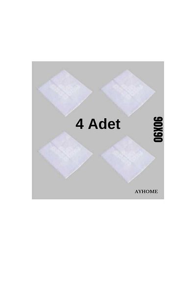 AYHOME 4Pcs Pearls Nail Polish Embroidered Satin Swatter Cream White Pink Gray Color Downhill Engagement Wedding Groom Swatter