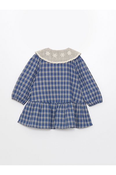 LC Waikiki Long Sleeve Baby Collar Baby Girl Dress