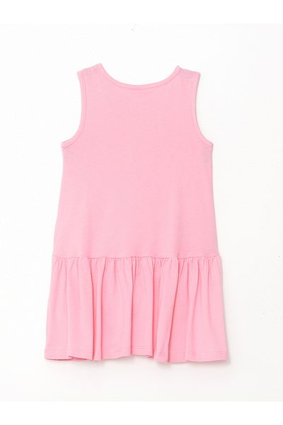 LC Waikiki Crew Neck - Baby Girl Printed Dress