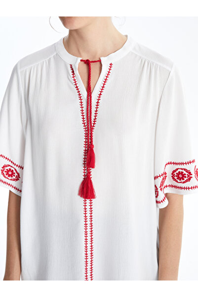 LC Waikiki Hímzés részletesen megkötött női blúz