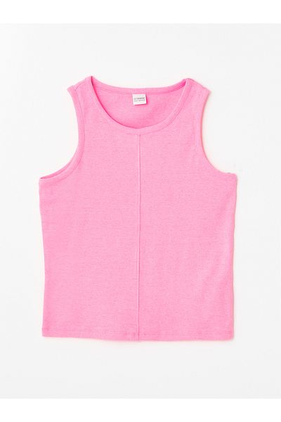 LC Waikiki Girl's Crew Neck Crop Tank Top