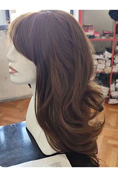 Melis Saç Dünyası Açık Kestane Ton Peruk