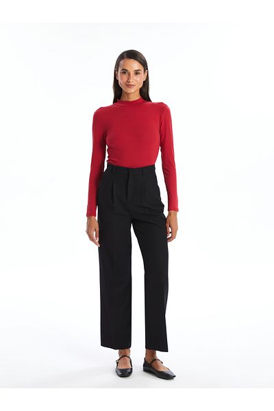 LC Waikiki Stehkragen-Langarm-Damen-Body