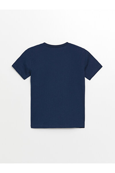 LC Waikiki Nyomtatott, rövid ujjú nyakú póló kisfiúnak