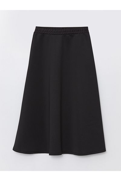 LC Waikiki Women's Flared Skirt - Elastic Waist