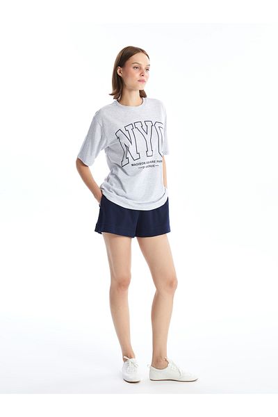 LC Waikiki Women's Straight Shorts - Elastic Waist