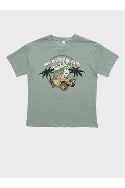 LC Waikiki Μπλουζάκι Boy's Oversize Crew Neck