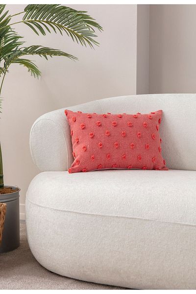 SWITA Țesătură de in Decorativ Buline - Husă de pernă 35X50