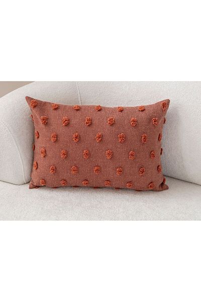 SWITA Țesătură de in Decorativ Buline - Husă de pernă 35X50