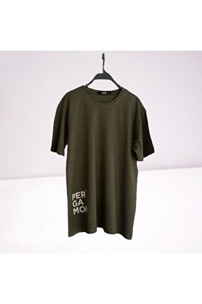 Acropolis Series Bisiklet Yaka %100 Pamuk Likralı Kısa Kollu T-shirt