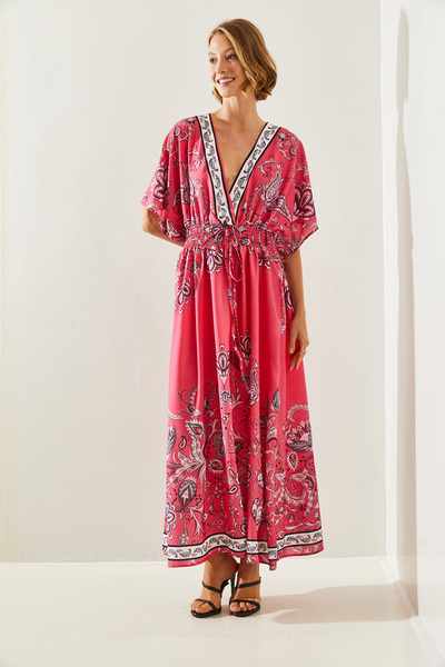 Bianco Lucci Γυναικείο φόρεμα Gipe Λεπτομερές Γυναικείο Φόρεμα με Γιακά - 22280 60251699