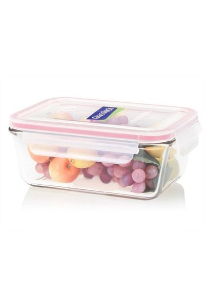 Glasslock Conical Rectangular Glass Storage Container 980ml