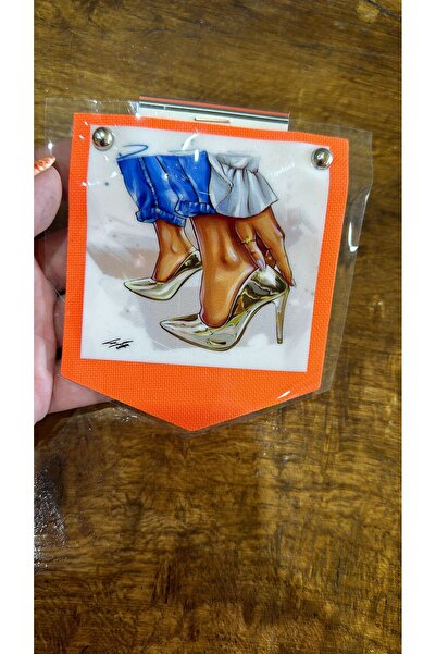 Gönülden Tasarım Narandžasta silikonska vizuelna cipela sa dvostrukim slojem ...