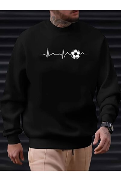 DAXİS Sportwear Company Men'S Printed Crew Neck Sweatshirt