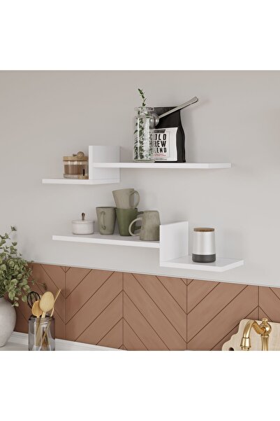 Ayz Decoration Modern Wall Shelf - Double