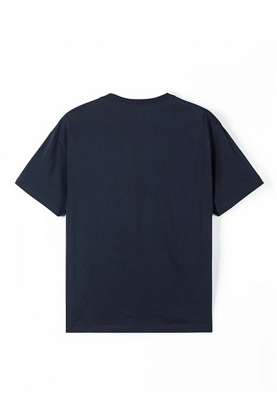 Let's Wear Μπλουζάκι Basic με γιακά ποδηλάτου - Ατυπωμένο