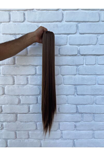 Peruk Avm Luxury kumral tokalı at kuyruğu