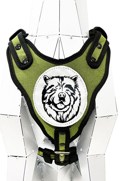 Tasma Market Khaki Chow Chow Chinese Lion Dog Chest Collar Waist Collar