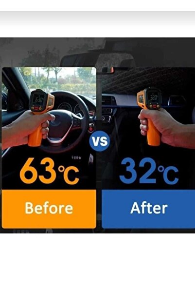 YclShop Araba Güneş Gölge Koruyucu Şemsiye Oto Ön Cam Güneşlik(145cm*79cm)