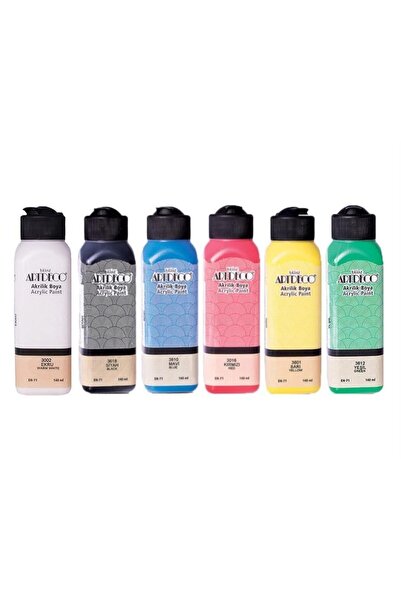 Artdeco Akrilik Boya Seti 140 Ml 6'lı Set