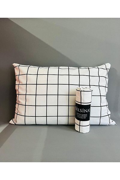 Belsina Home 100X200 cm Single Elastic Sheet and 1 Piece 50X70 cm Pillowcase with Cover