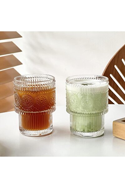 İnova Home Decor 6-Piece Günes Hill Model Glass Set - 210 ml Short Drinking Set