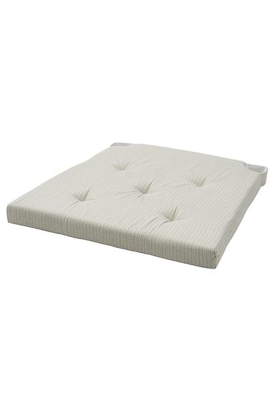 IKEA възглавница за стол, черна, 42/35x40x4 см, комплект от 4 възглавници
